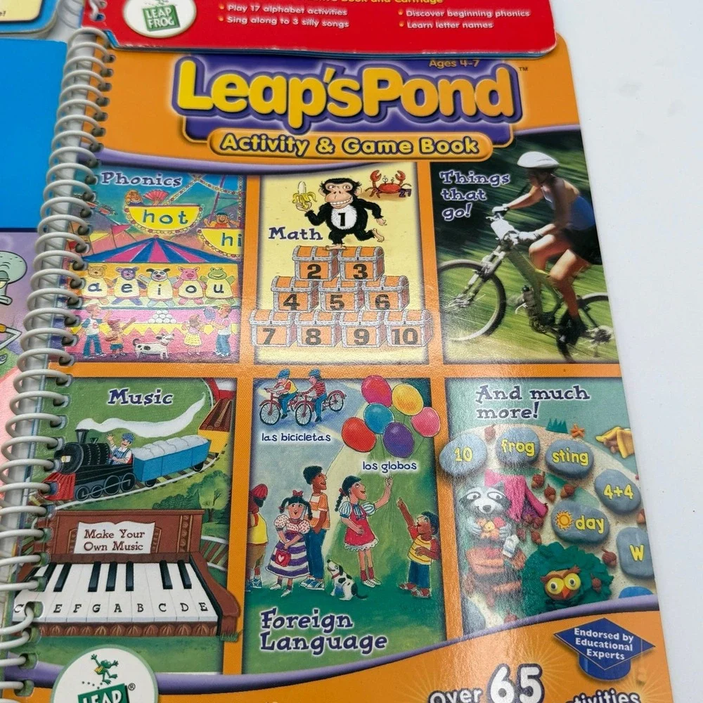 LeapFrog LeapPad Books &‎ Cartridges Lot Phonics Reading LeapStart Bundle